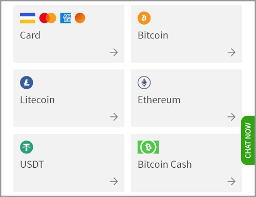 deposit methods